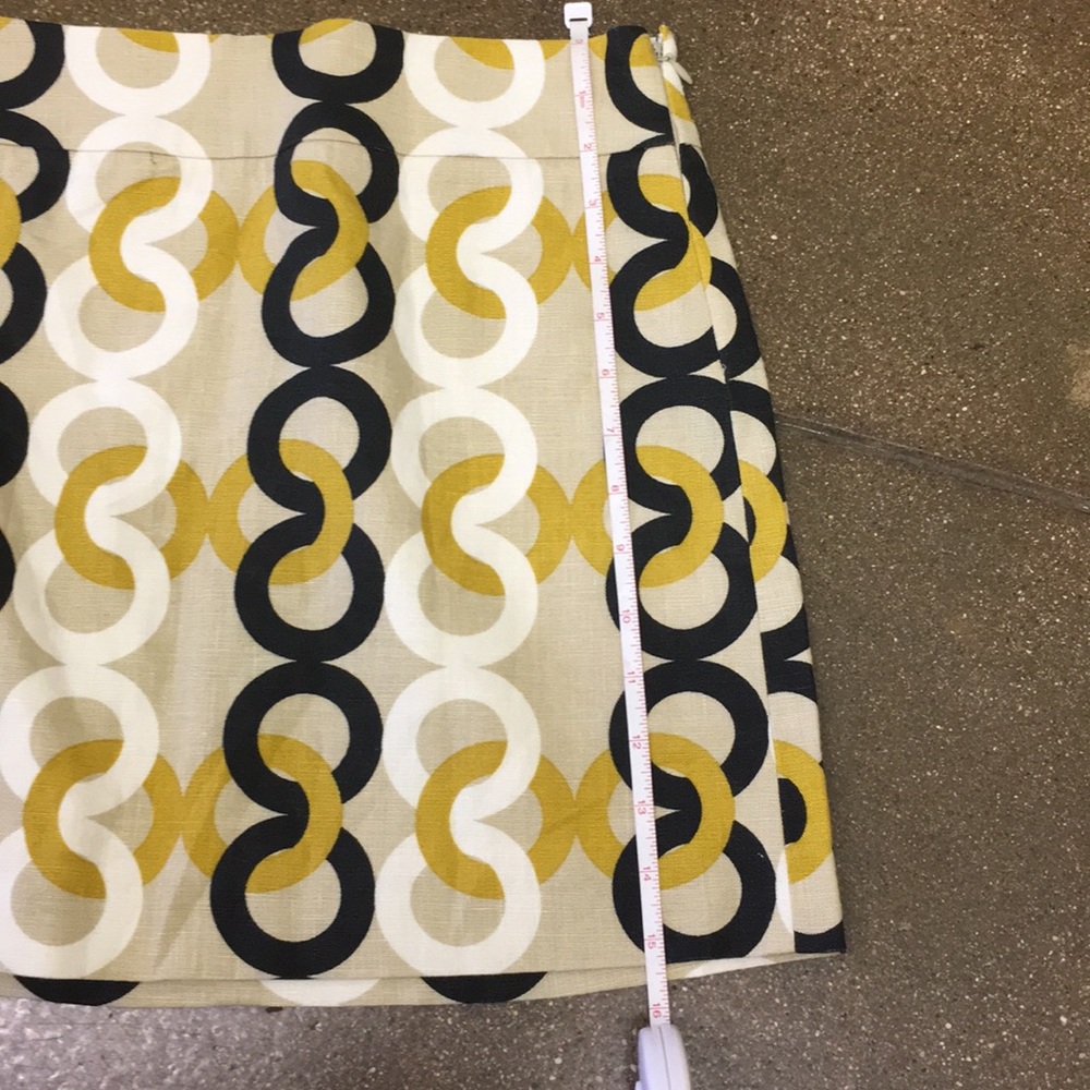 J crew 💯 % linen design skirt - Picture 5 of 5